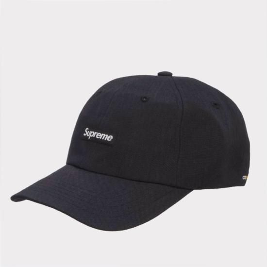 Supreme Brushed Cordura Small Box 6Panel Cap キャップ帽子 ブラック ...