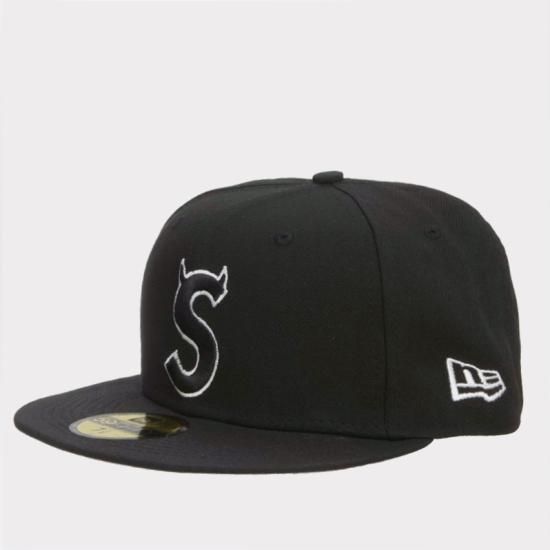 Supreme S Logo New Era Cap black 7-1/4-hybridautomotive.com