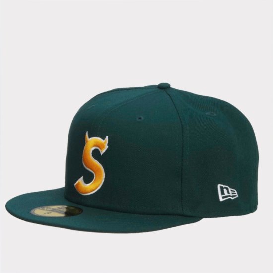 Supreme S Logo New Era Cap 帽子キャップ ブラック新品の通販   Be