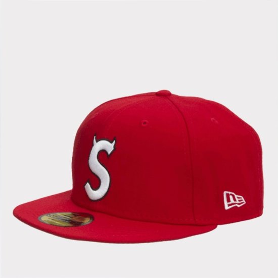 Supreme S Logo New Era Cap 帽子キャップ レッド新品の通販 - Be