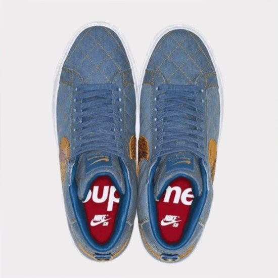 Supreme(シュプリーム) Nike SB Blazer Mid スニーカー シューズ デニム新品の通販 - Be-Supremer