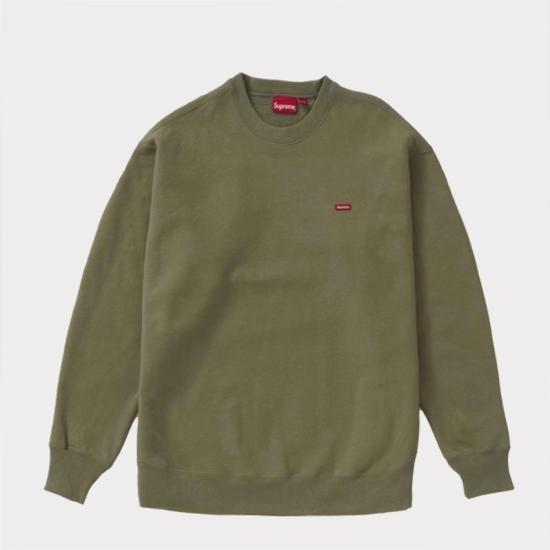 Supreme 2022AW Small Box Crewneck クルーネック ライトオリーブ新品 Supreme 2022AW Small Box Crewneck クルーネック ライトオリーブ新品