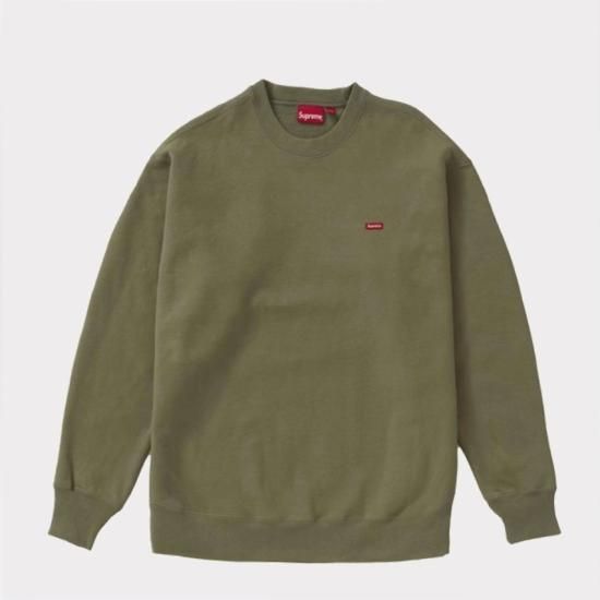 SUPREME シュプリーム 18SS Small Box Logo Contrast Crewneck ...