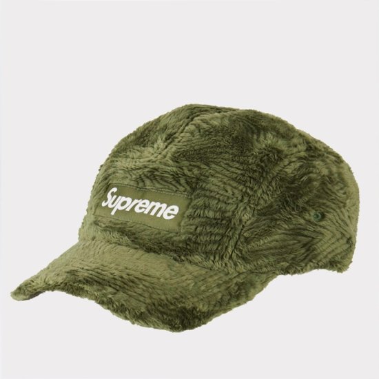 Supreme Swirl Fleece Camp Cap キャップ帽子 オリーブ新品の通販 - Be ...