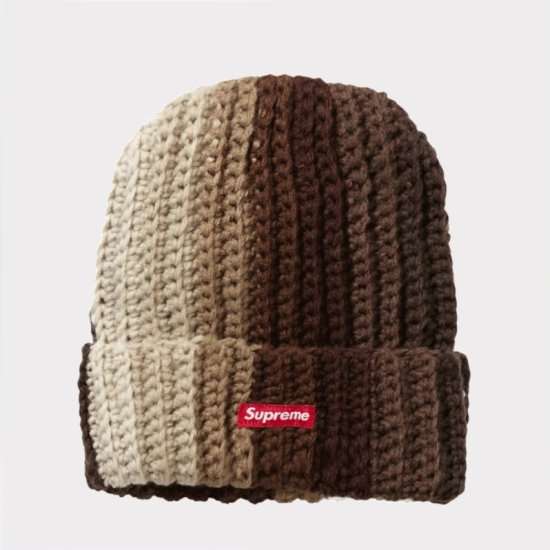 128】Supreme Beanie Brown ビーニー ブラウンニット帽 - www.sieg