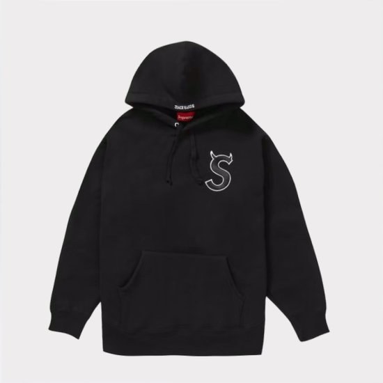 Supreme 2022AW S Logo Hooded Sweatshirt パーカー ブラック 新品通販 - Be-Supremer