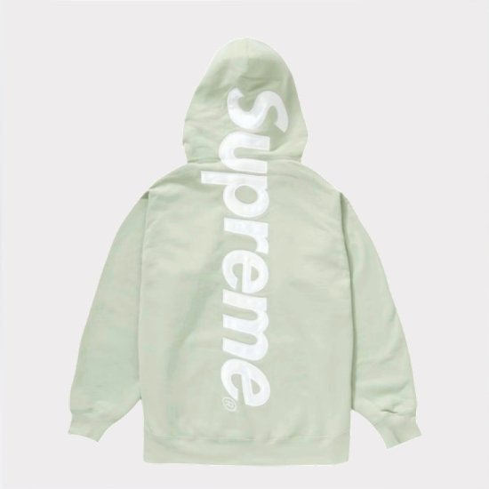 シュプリーム Supreme 2023年春夏 Small Box Hooded Sweatshirt 裏起毛スウェットパーカー アッシュグリーン【サイズXL】【メンズ】