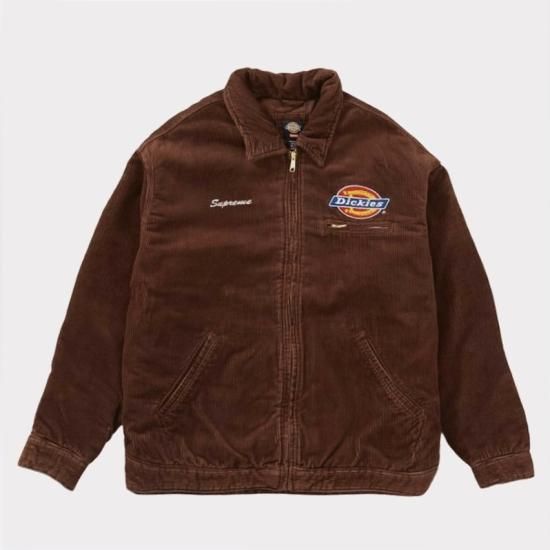 【Supreme通販専門店】Supreme(シュプリーム)2022AW Dickies Corduroy Work Jacket  ジャケットブラウン新品の通販 - Be-Supremer