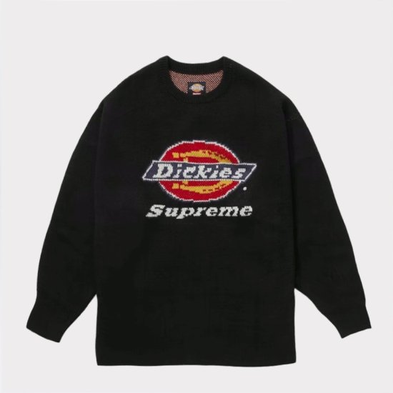 Supreme Dickies Sweater Black クルーネックセーター