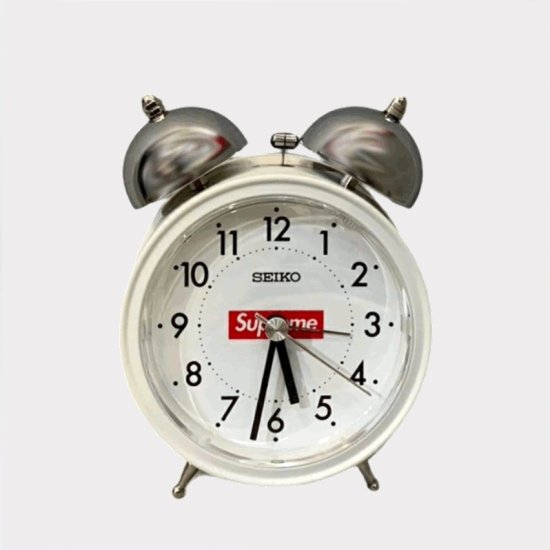 【Supreme通販専門店】Supreme(シュプリーム)Seiko Alarm Clock 時計ホワイト新品の通販 - Be-Supremer