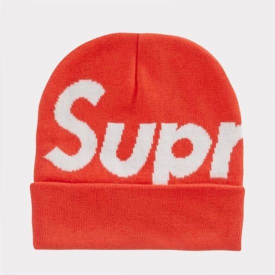 Supreme通販専門店】 2022AW Big Logo Beanie ニット帽 オレンジ新品の ...