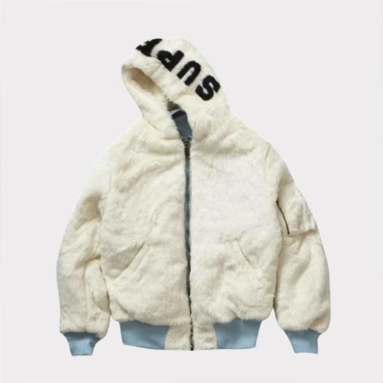 【Supreme通販専門店】Supreme(シュプリーム)2022AW Faux Fur Reversible MA-1  ジャケットブルーライト新品の通販 - Be-Supremer