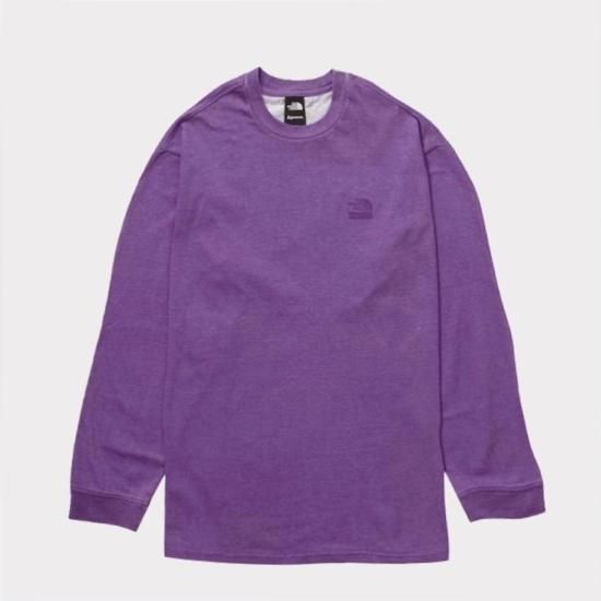 Supreme 2022AW The North Face Pigment Printed Printed L/S Top ロングスリーブ パープル  新品通販 - Be-Supremer