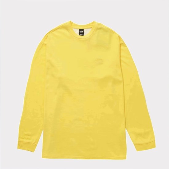 Supreme 2022AW The North Face Pigment Printed Printed L/S Top ロングスリーブ イエロー  新品通販 - Be-Supremer