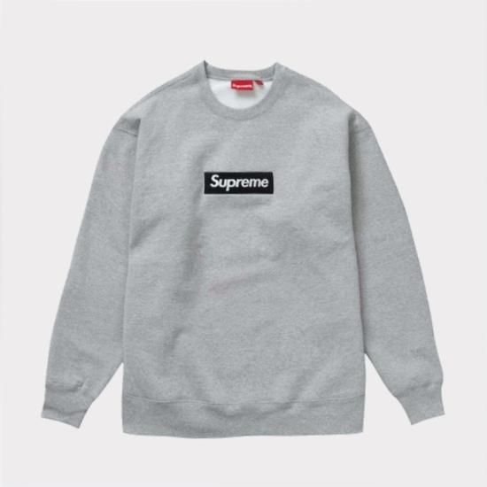 Supreme 2022AW Box Logo Crewneck クルーネック グレー 新品通販 - Be-Supremer