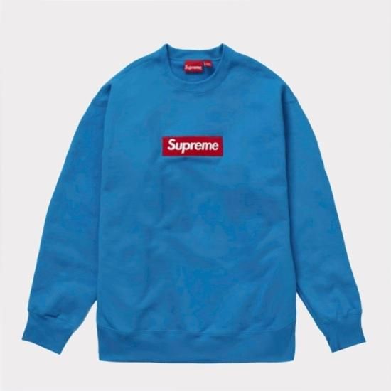 Supreme シュプリーム 2022AW Box Logo Crewneck ボックスロゴクルーネック ブルー | 人気のストリートファッション -  Supreme(シュプリーム)オンライン通販専門店 Be-Supremer ll 全商品送料無料・正規品 本物保証  2023AW新作アイテムを続々入荷中！ Tシャツ