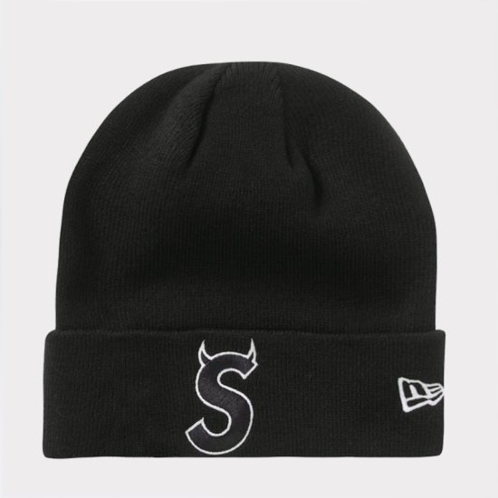 【Supreme通販専門店】 2022AW New Era S Logo Beanie ニット帽　ブラック新品の通販- Be-Supremer