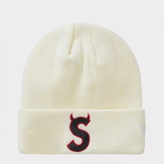 【Supreme通販専門店】 2022AW New Era S Logo Beanie ニット帽　 ナチュラル新品の通販- Be-Supremer