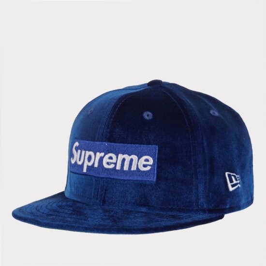 Supreme 2022AW Velour Box Logo New Era Cap 帽子キャップ ロイヤル新品の通販 - Be-Supremer