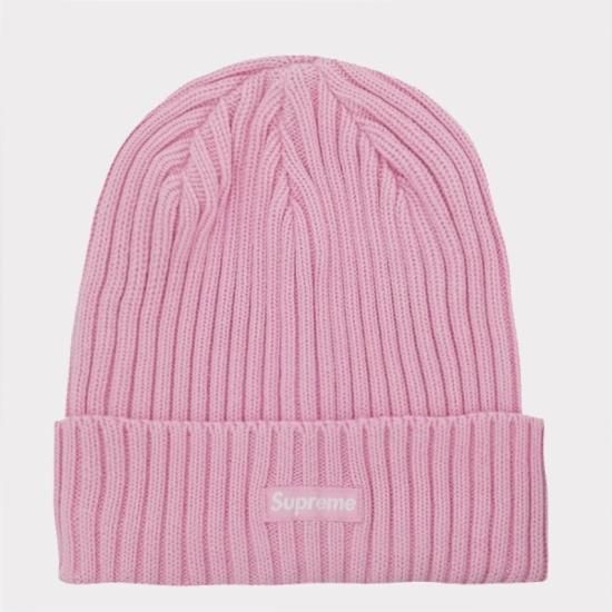 supreme 2019SS Overdyed Beanie ビーニー ピンク-