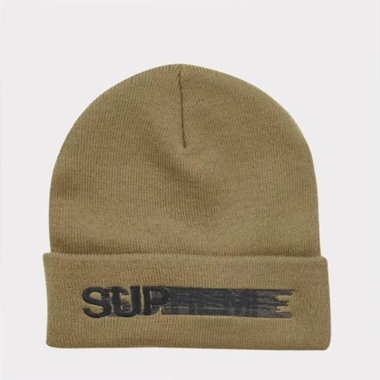 Supreme通販専門店】 Motion Logo Beanie ニット帽 オレンジ新品の通販