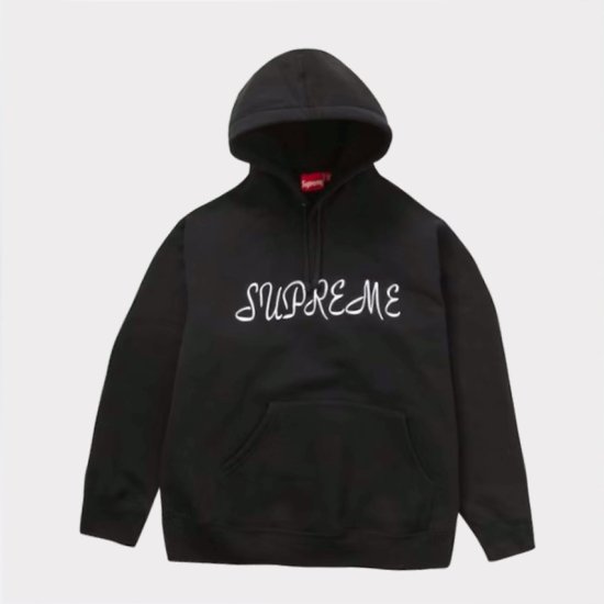 Supreme シュプリーム 2023SS Script Hooded Sweatshirt スクリプトフードスウェットパーカー | ブラック 黒 -  Supreme(シュプリーム)オンライン通販専門店 Be-Supremer