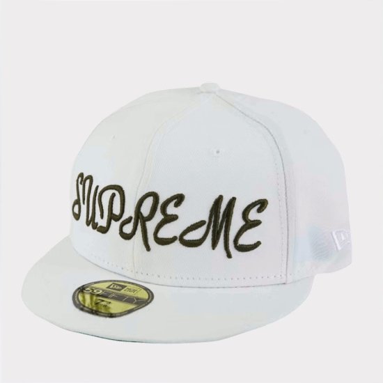 Supreme Ebbets Script New Era Cap 帽子キャップ ホワイト新品の通販