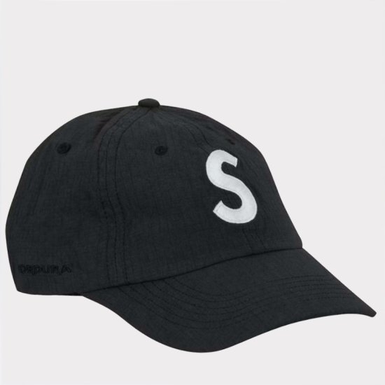 Supreme Cordura Ripstop S Logo 6Panel Cap キャップ帽子 ブラック