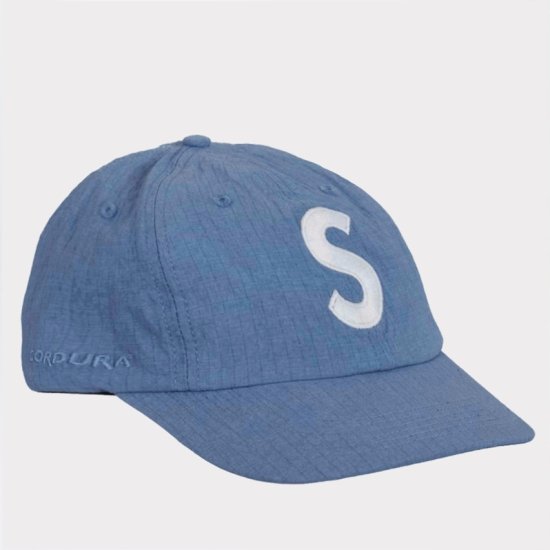 Supreme Ebbets S Logo Fitted Cap 帽子キャップ ライトブルー新品の