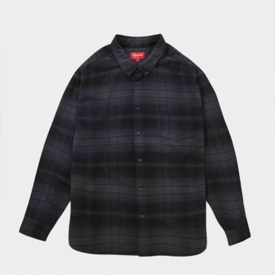 【Supreme通販専門店】Supreme(シュプリーム) Shadow Plaid Flannel Shirt シャツ ブラック新品の通販 -  Be-Supremer