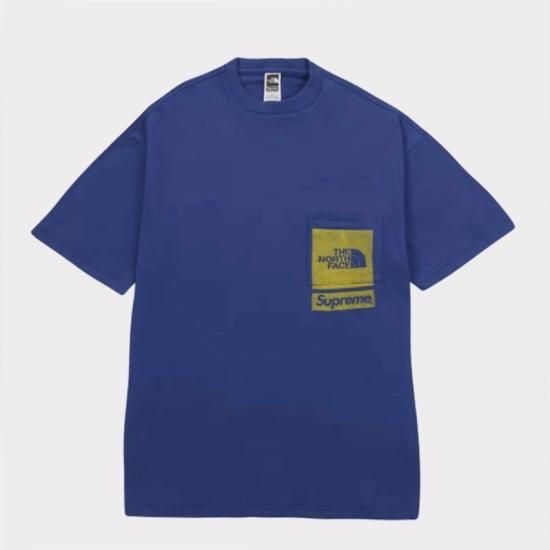 メンズSupreme North Face Printed Pocket Tee 黒S