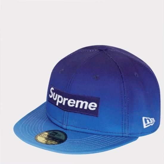 Supreme 2023SS Gradient Box Logo New Era Cap 帽子キャップ ブラック