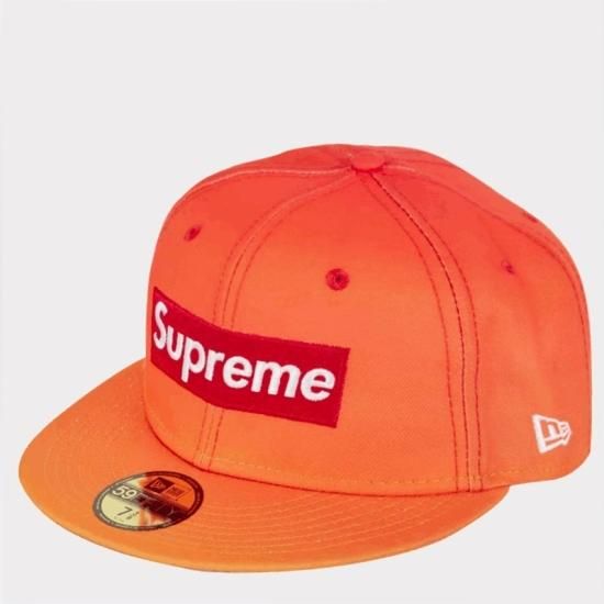 Supreme 2023SS Gradient Box Logo New Era Cap 帽子キャップ オレンジ 