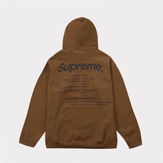 supreme worldwide hooded sweatshirt Sサイズ-