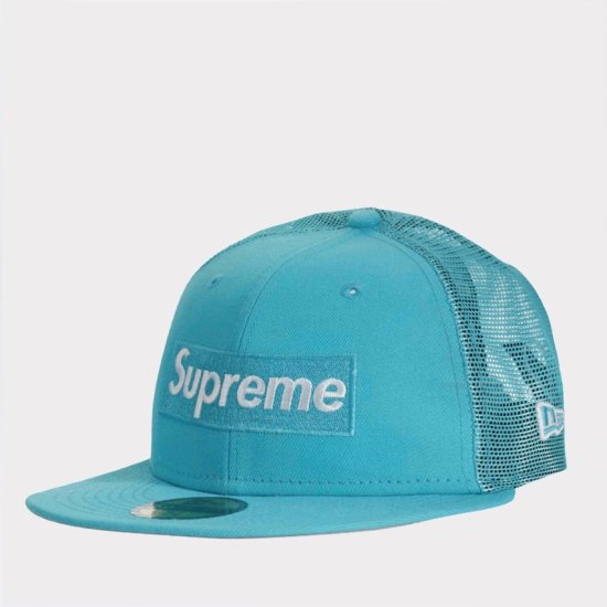 Supreme 2023SS Gradient Box Logo New Era Cap 帽子キャップ ブルー 