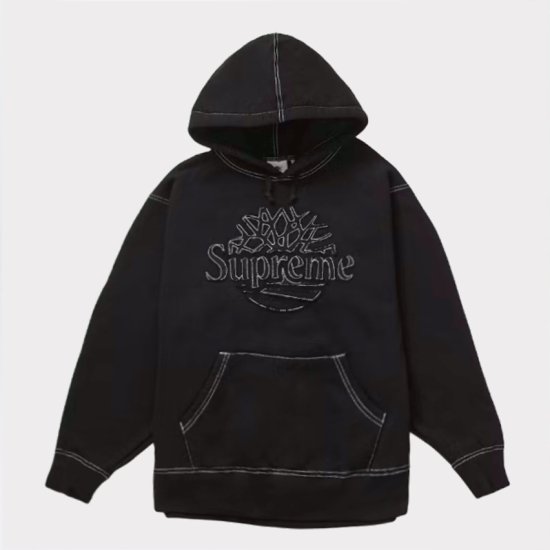 【Supreme通販専門店】Supreme(シュプリーム) Timberland Hooded Sweatshirt ブラック新品の通販 -  Be-Supremer