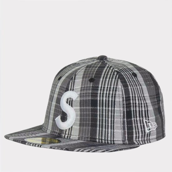 Supreme 2023SS Metallic Plaid S Logo New Era Cap 帽子キャップ ブラック新品の通販 -  Be-Supremer