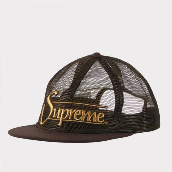 Supreme 2022AW Velour Box Logo New Era Cap 帽子キャップ オリーブ 