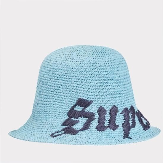 【Supreme通販専門店】Supreme(シュプリーム) 2023SS Old English Straw Crusher Hat ハット  ライトブルー新品の通販 - Be-Supremer