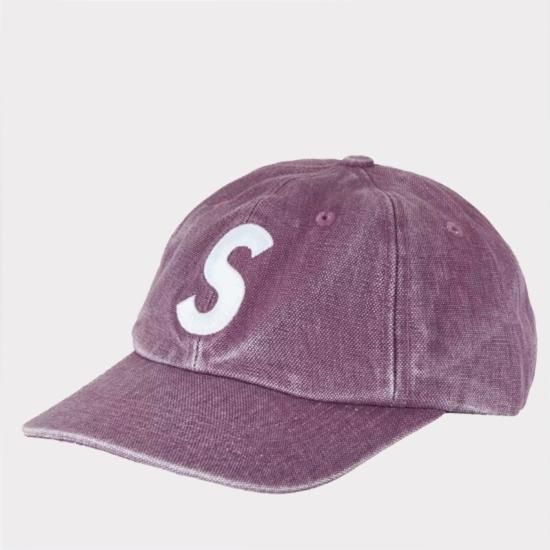 supreme シュプリーム ピグメント プリント Sロゴ 6パネル ブラウン-