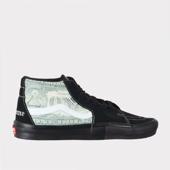 【Supreme通販専門店】Supreme(シュプリーム)2023SS Vans Dollar Skate Grosso Mid スニーカー  ブラック新品の通販 - Be-Supremer