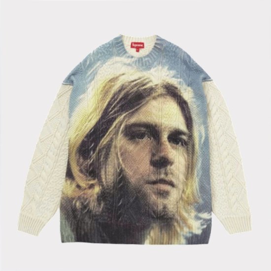 Supreme Kurt Cobain Sweater セーター ホワイト 新品通販 - Be-Supremer