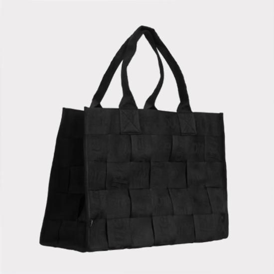 トートバッグSupreme Woven Large Tote Black