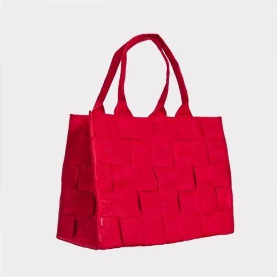 Supreme Woven Large Tote red camping.com