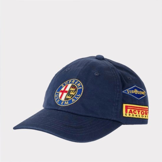 Supreme Racing 6Panel Capキャップ帽子 ネイビー新品の通販 - Be-Supremer