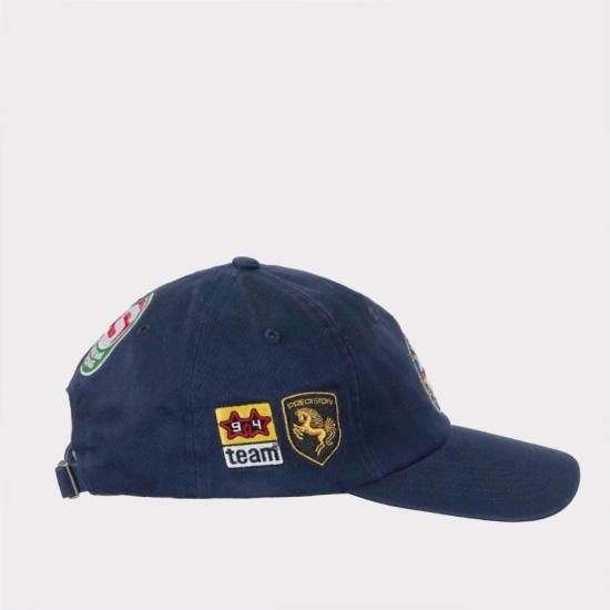 タイムセール！】 6-Panel Racing Supreme Navy 紺 ネイビー キャップ 