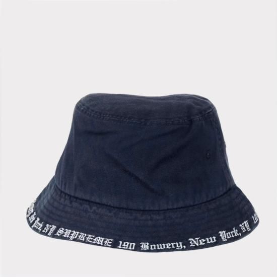 【Supreme通販専門店】Supreme(シュプリーム) Embroidered Brim Crusher ハット　ネイビー新品の通販 -  Be-Supremer