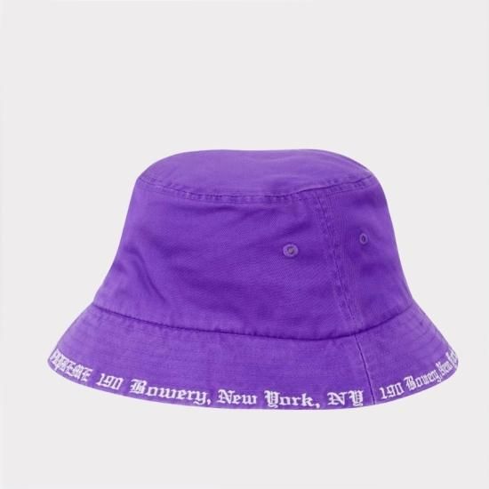 【Supreme通販専門店】Supreme(シュプリーム) Embroidered Brim Crusher ハット　パープル新品の通販 -  Be-Supremer