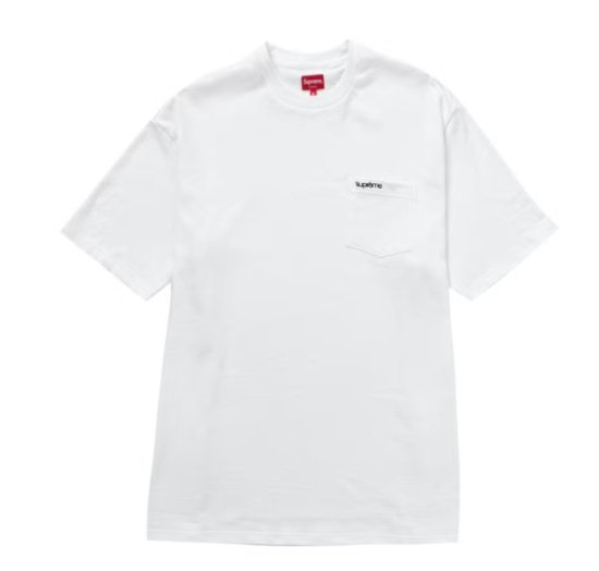 【Supreme通販専門店】Supreme(シュプリーム) S/S Pocket Tee Tシャツ ホワイト新品の通販 - Be-Supremer