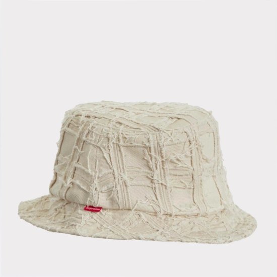 【Supreme通販専門店】Supreme(シュプリーム) Frayed Patchwork Denim Crusher Hat ハット　 ナチュラル新品の通販 - Be-Supremer